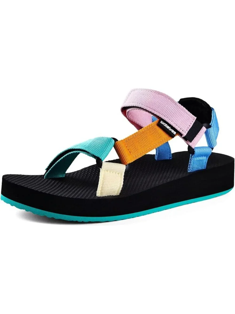 Women's Multi Hiking Sandals with-Arch-Support Webbing-Outdoor Beach Water